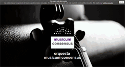 Desktop Screenshot of musicumconsensus.com