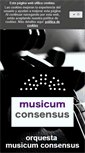 Mobile Screenshot of musicumconsensus.com